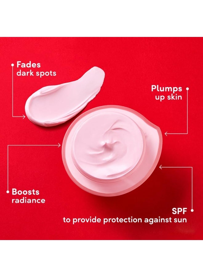 بوندز كريم بوندز إيج ميراكل النهاري لإشراقة الشباب مع عامل حماية من الشمس SPF 15 PA++، كريم مضاد للشيخوخة، يحتوي على 10% من مركب الريتينول والكولاجين وفيتامين B3، يقلل الخطوط الدقيقة ويحارب ترهل الجلد، 50 غرام (عبوة من قطعتين). - Image 4